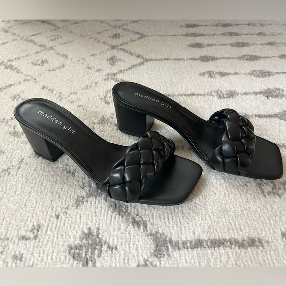 Madden Girl Gracy Women's Heeled Sandals - Black - Picture 3 of 6